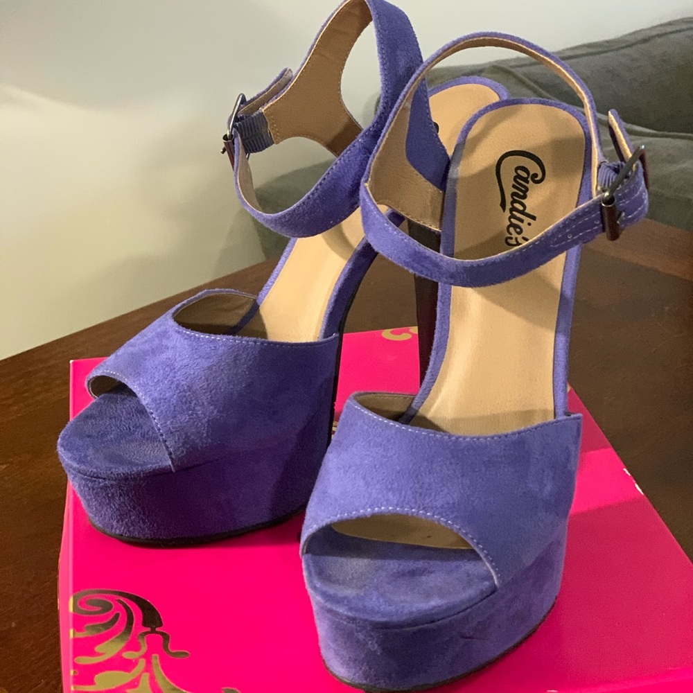 Candies Lavender Platform Heel